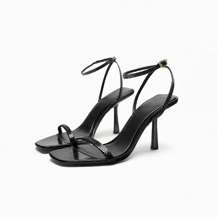 Black Zara Stilettos High Heels - Image 3