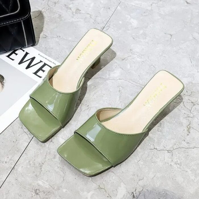 Green Block Sandal - Image 4