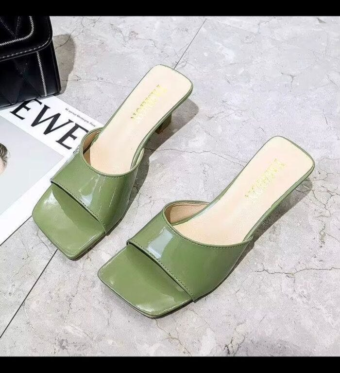 Green Block Sandal